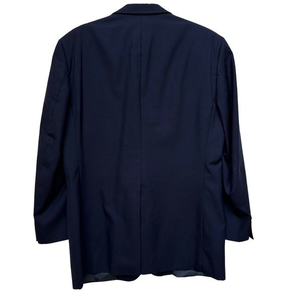 Vintage Burberrys’ 100% Wool Blazer - Navy Blue - Size 42L - Picture 3 of 8